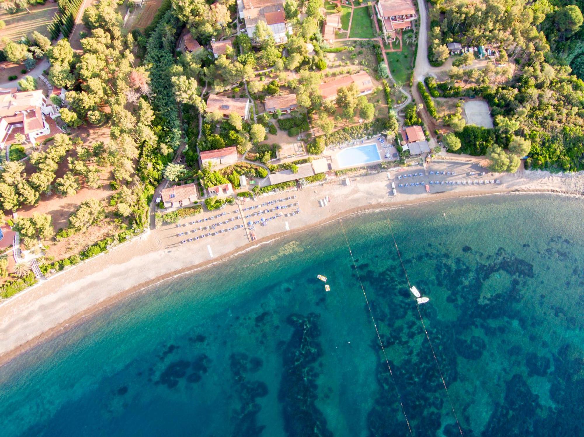 Hotel Capo Sud Lacona Bagian luar foto
